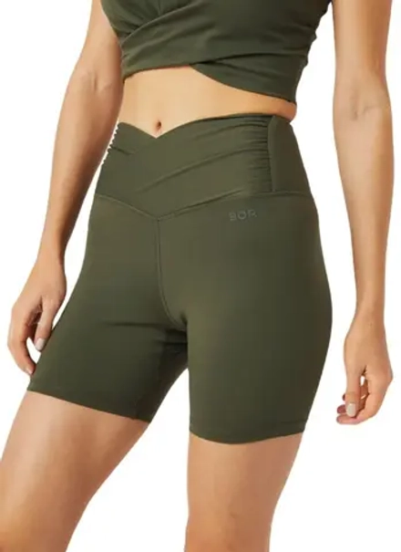 Женские теннисные шорты Bj_rn Borg Studio Cross Shorts - olive night