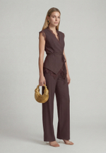 Жилет с кружевом