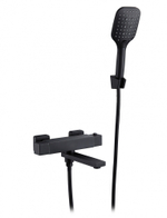 393533-C Смеситель термостат. для ванны (ЧЕРНЫЙ)  ViEiR (6/1шт)