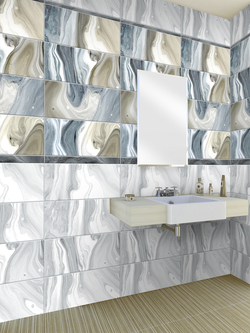 Панель ПВХ фотопечать Грей 2700х250мм