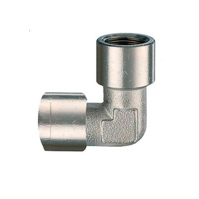 Уголок FF1/4", гайка 1/4"- гайка 1/4"