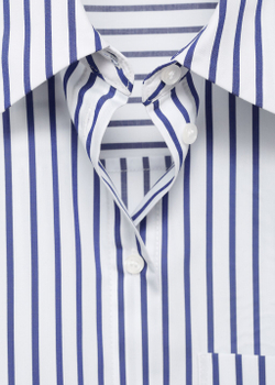 Укороченная рубашка в полоску