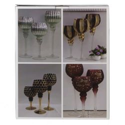 GAEM Набор из 3-х подсвечников, L33,5 W16 H42 см