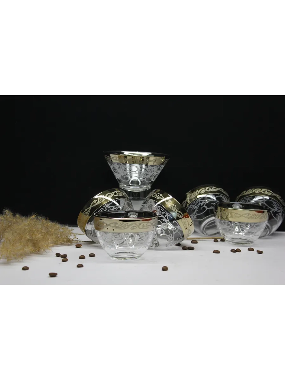 Чайный сервиз с креманкой "Абстракция"