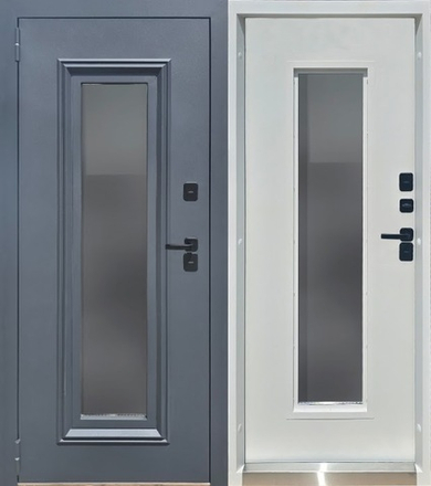 Входная дверь Сила сибири Муар графит