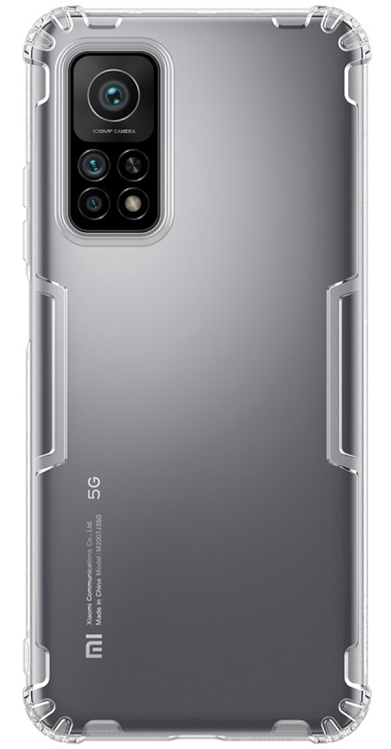 Чехол прозрачный Nillkin для Xiaomi Mi 10T и Mi 10T Pro, серия Nature TPU