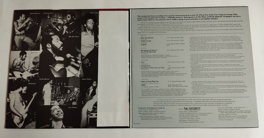 Винтажная виниловая пластинка LP Herbie Hancock V.S.O.P. (Japan 1977) (Obi)
