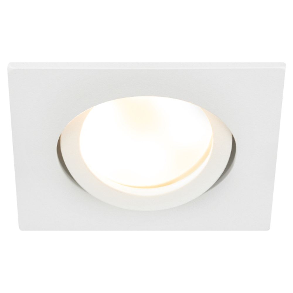 Светильник встраиваемый алюминиевый ЭРА KL87 WH под лампу MR16 GU5.3 белый | Алюминиевые встраиваемые светильники