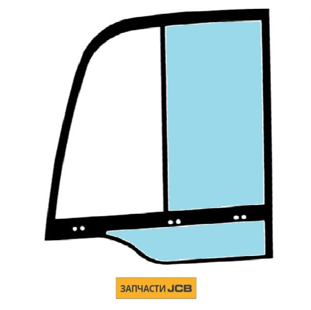 Стекло левое JCB 332/C3188