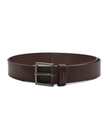 кожаный ремень giove-l HUGO - коричневый(50470652)