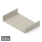 СТАНДАРТ Упор прямой (5,40 м) дуб дымчатый (ПВХ) (AS0459) Aristo (Акция)