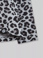 Лонгслив для девочки леопард