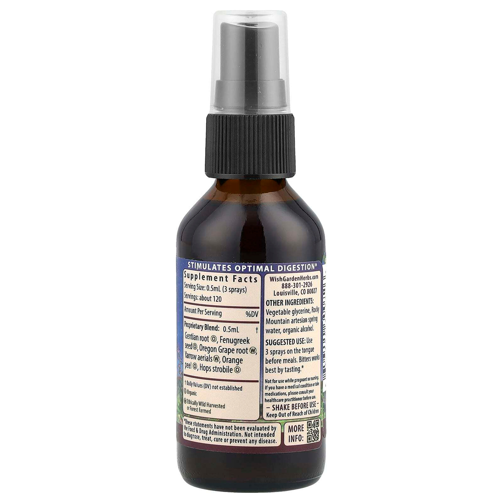 WishGarden Herbs, Badass™ Bitters, горькая настойка, 59 мл (2 жидк. унции)