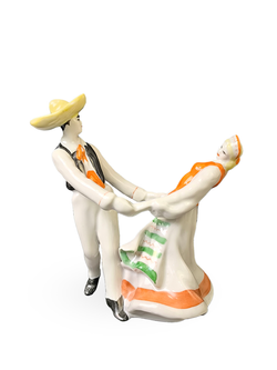 Фарфоровая статуэтка "Мексиканский танец" (Дулево)