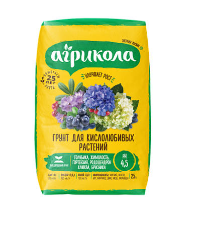 Грунт АГРИКОЛА Грунт для кислолюбивых растений 25 л (1/1)