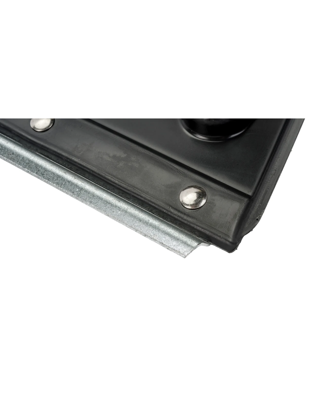 Пластмассовая лопата с оцинкованной планкой на заклепках, усиленная ребрами жесткости Inforce 06-12-23