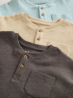 Пижама для мальчика Next AJ8-034, 3 шт., Серый, Хаки, Голубой