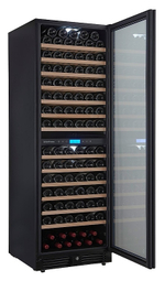 Винный шкаф Cellar Private СP165-2TBH черная дверь со скрытой рукояткой