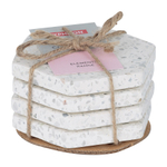 Набор из 4 подставок из камня elements hexagonal 10 см