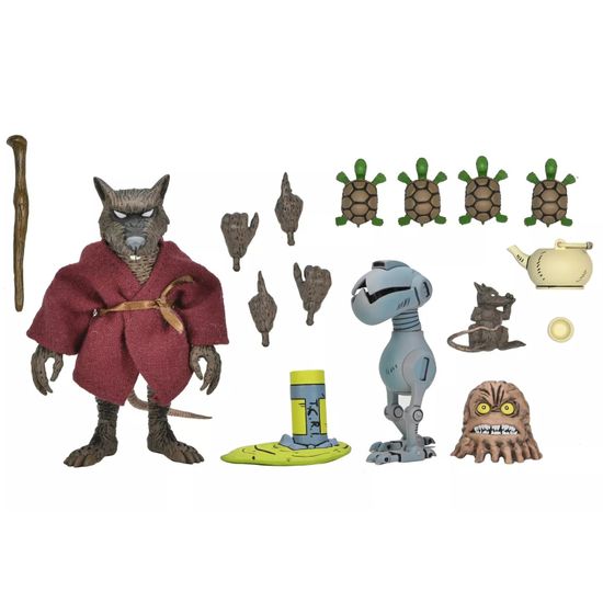 Фигурка Teenage Mutant Ninja Turtles Eastman Laird's Splinter 10 см / Фигурка по мотивам франшизы "Черепашки-ниндзя", Сплинтер