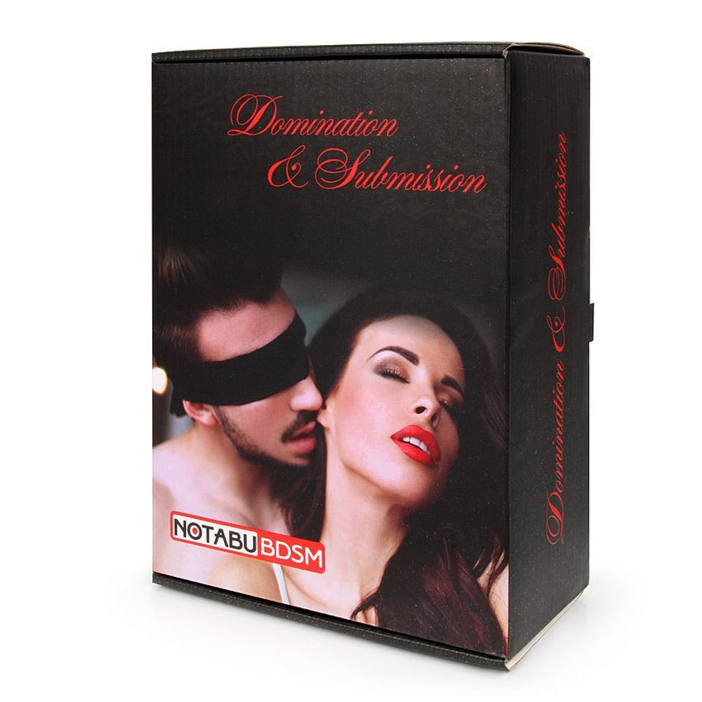 Большой эротический набор БДСМ в красном исполнении (Цвет: красный)