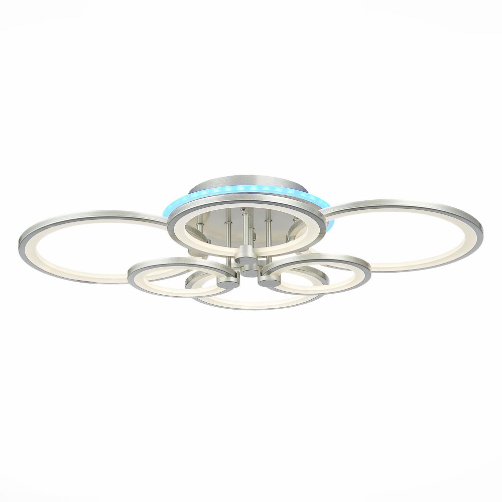 SLE200392-06 Светильник потолочный Серебристый/Белый LED 1*168W 3000-6000K LETO
