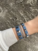 БРАСЛЕТ «MISTRESS» 04 ГОЛУБОЙ