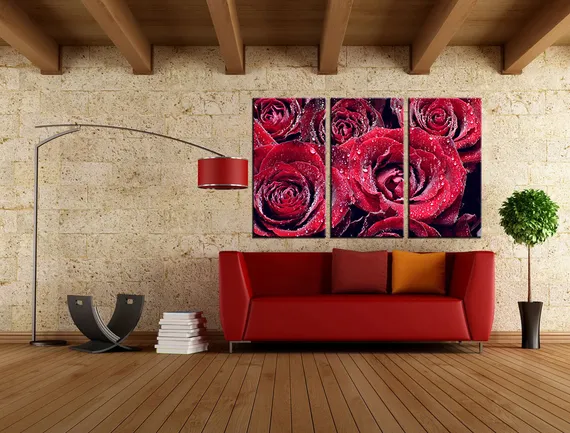 Модульная картина "Розы"