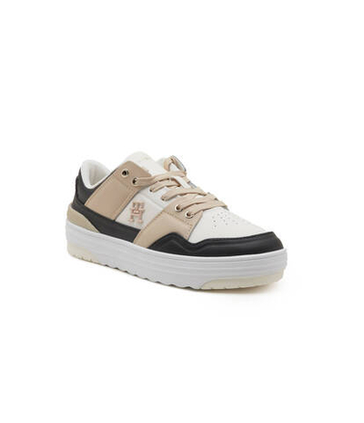 Кожаные кроссовки basket Tommy Hilfiger - белый(FW0FW07756)