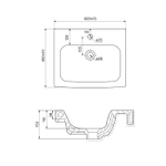 Умывальник мебельный IDDIS Optima Home 60см