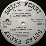 Bryan Ferry ‎– In Your Mind (Скандинавия 1977г.) Т