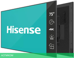 Информационная панель Hisense 75DM66D черный