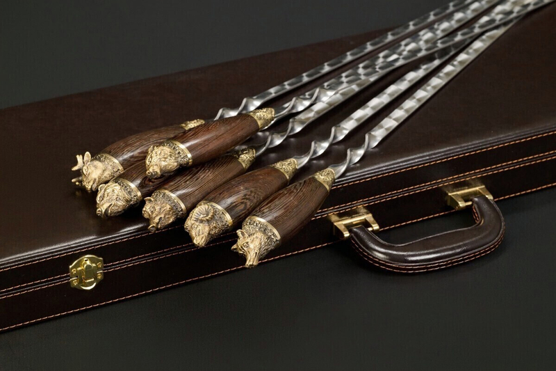 Подарочный набор шампуров в кейсе "Презент 3"