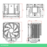 Кулер для процессора ID-Cooling SE-226-XT Basic