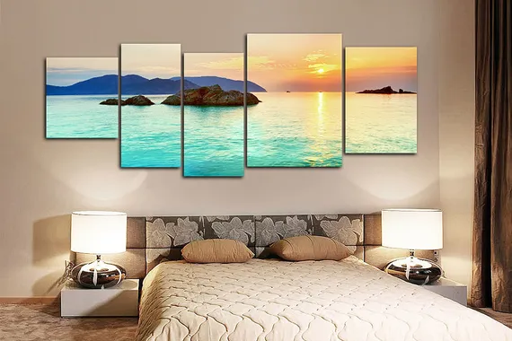 Модульная картина "Морские горы"