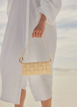 POLENE СУМКА NEITI, СВЕТЛО-ЖЕЛТЫЙ