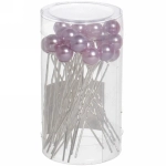 Шпильки для волос в тубе 20шт «Hair Beauty», классика, микс 4 цвета, d-0.8см