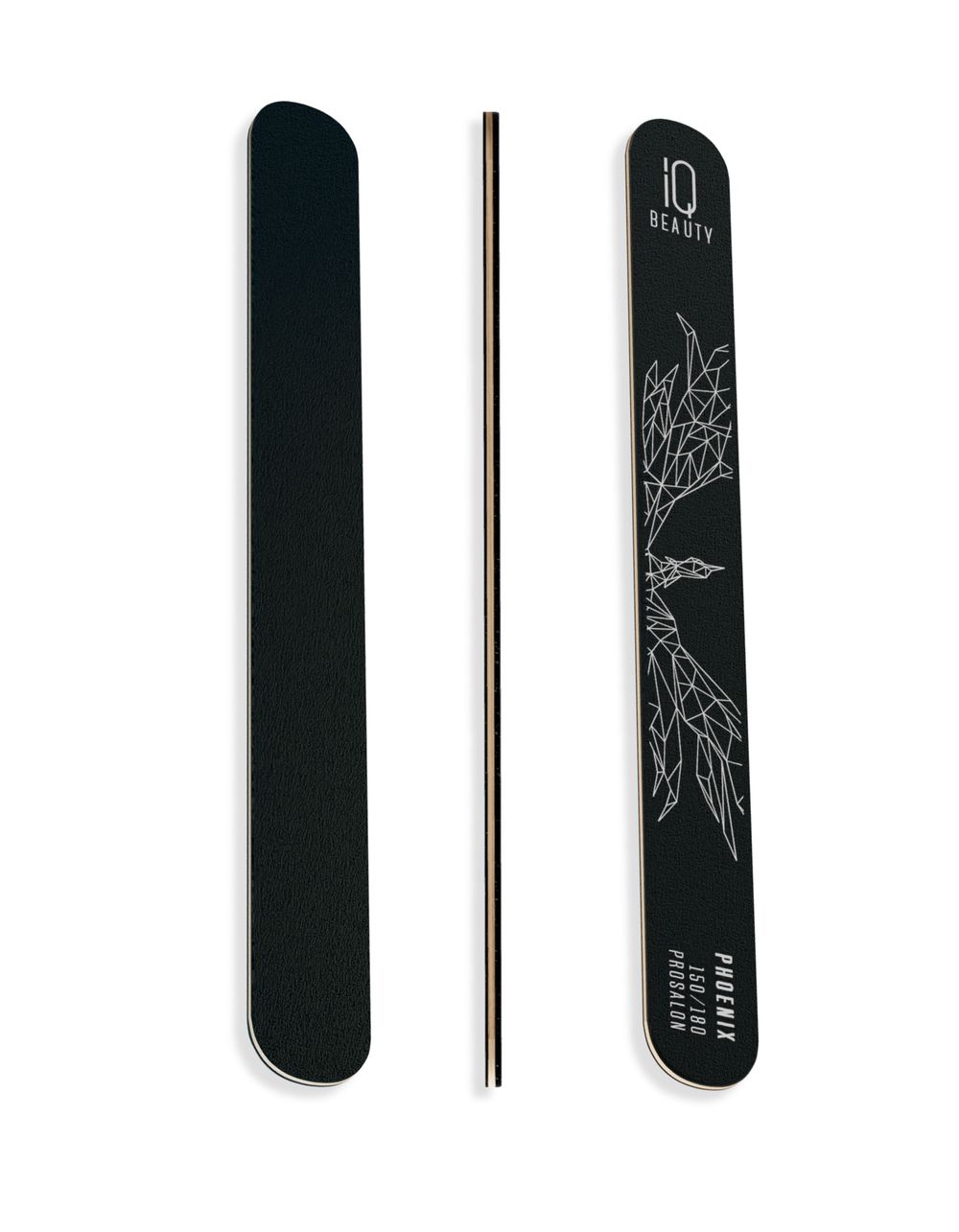 IQ Beauty - Пилка тонкая на деревянной основе Phoenix 150-180 грит