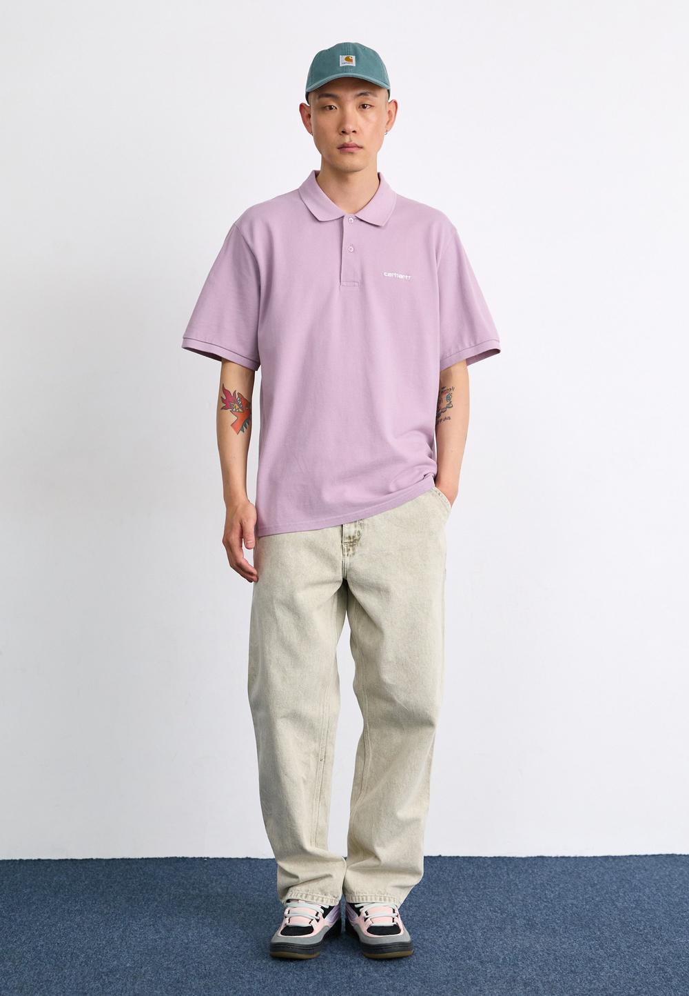 Carhartt WIP SMITHFIELD  - Джинсы свободного покроя - Зелёный