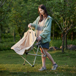 Кресло туристическое Naturehike Stellaluna T01 складное, 80х53х66 см, до 110 кг, бежевое, артикул CNH23JU13002-RSC