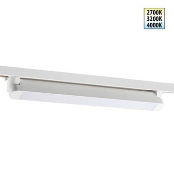 359798 PORT NT25 264 белый Светильник однофазный трехжильный трековый с переключ. цв. температуры IP20 LED 24W 180-265V 2700К/3200К/4000К ITER