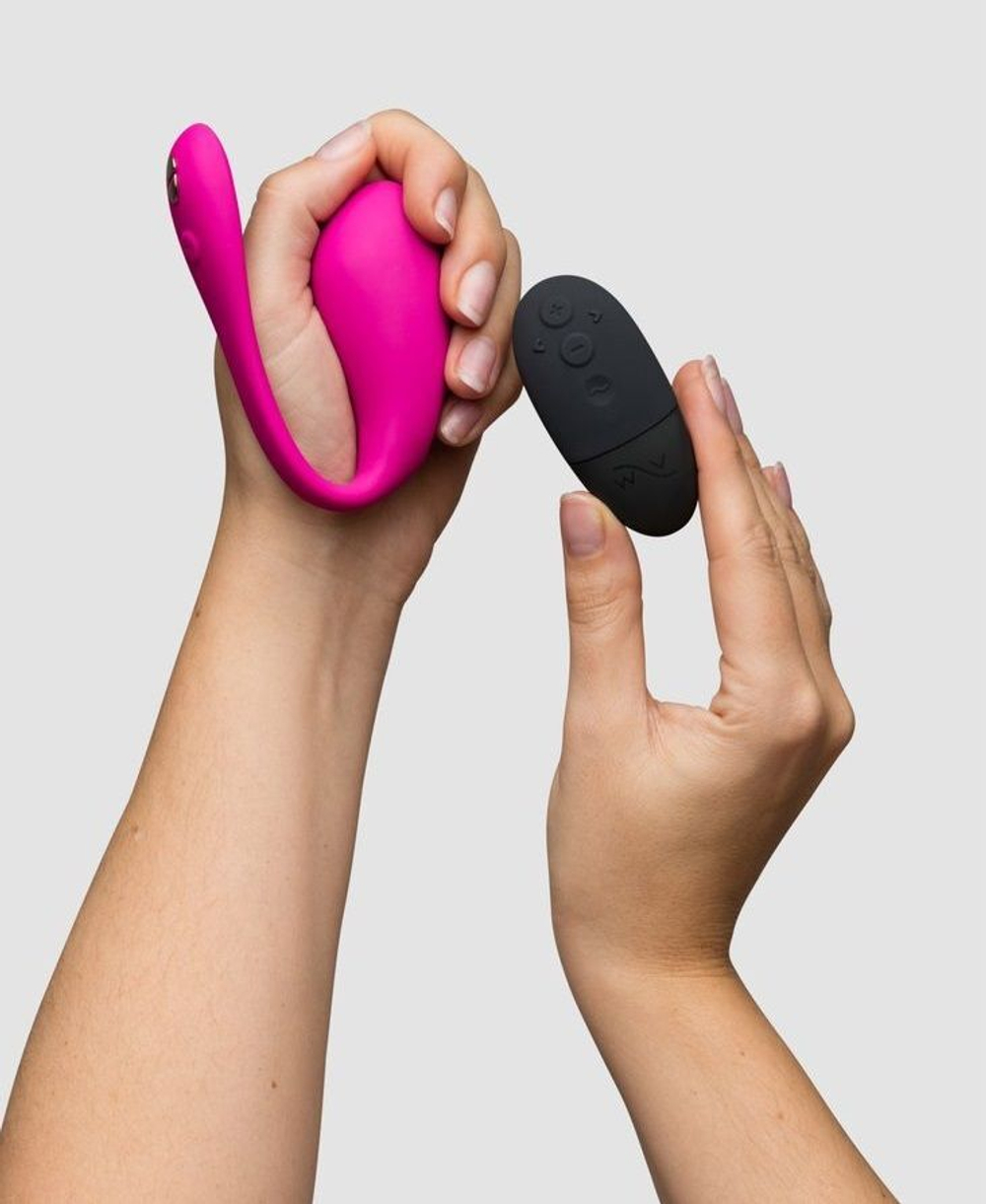Вибратор носимый We-Vibe Jive 2, силикон, 10,5 см, розовый