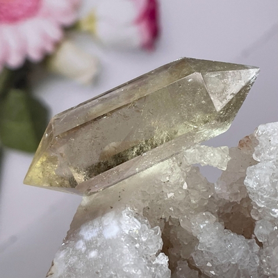 52547  Цитрин Кристалл Двухконечный фантомный