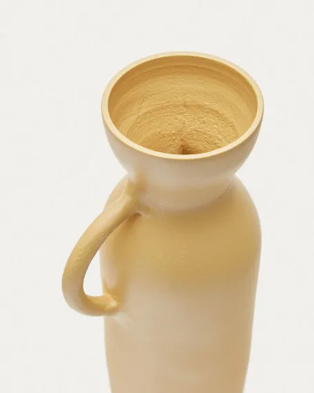 Ваза Pelras из горчичного алюминия 17.5 cm