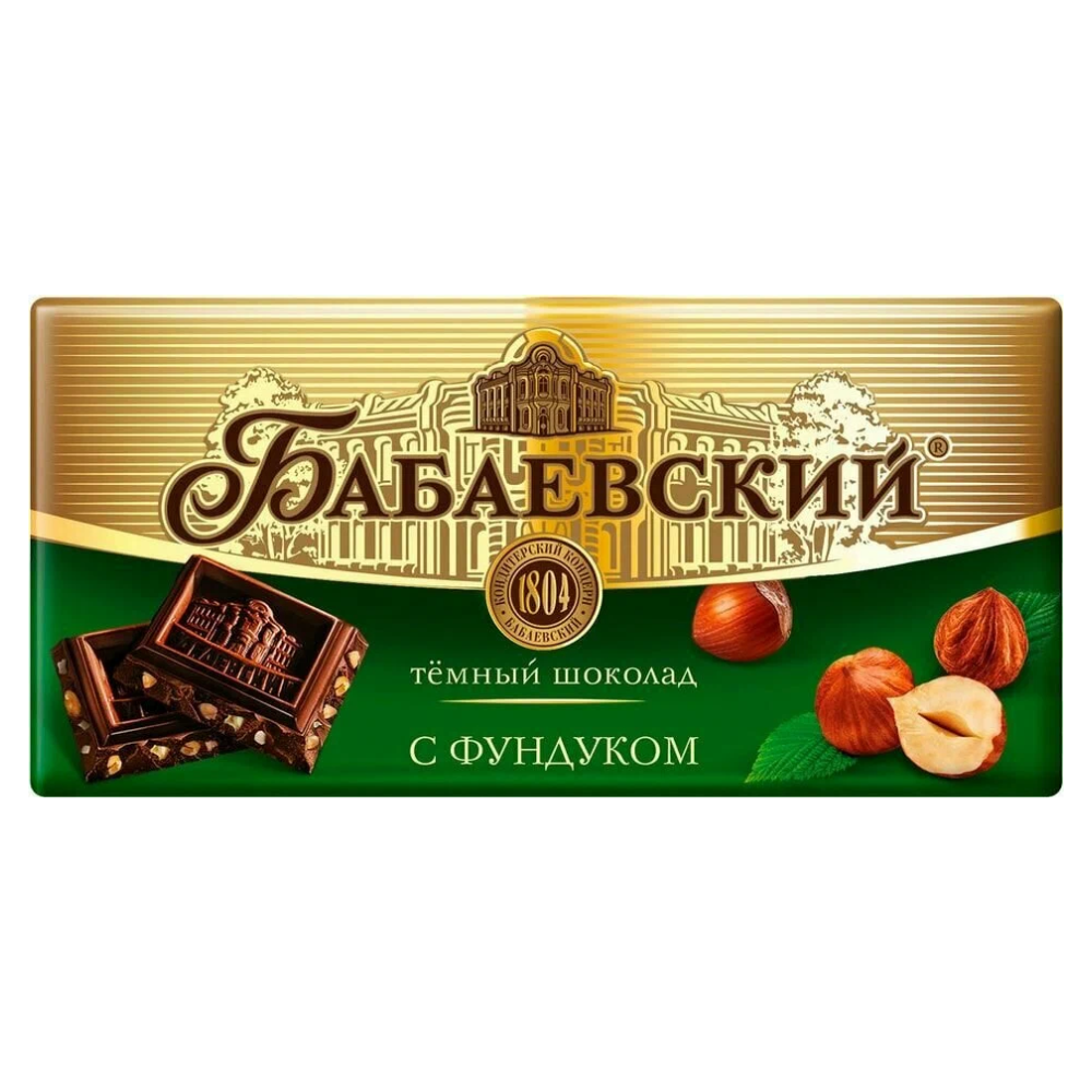 Шоколад Бабаевский с фундуком 90 гр
