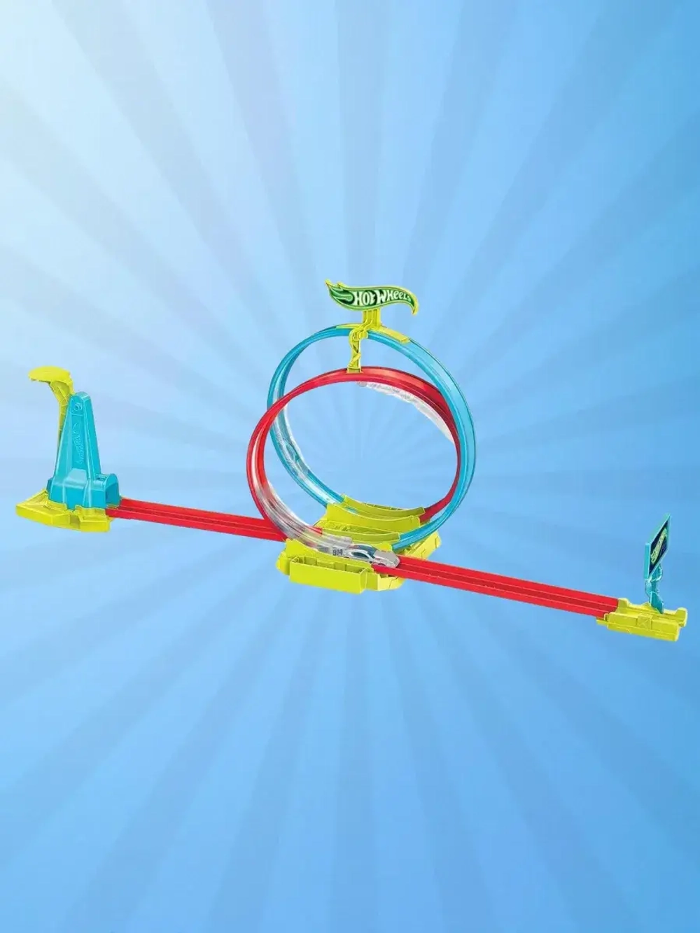 Автотрек Хот Вилс Action Двойной поворот HPC05