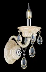 B2019/1W CHAM+WH+CHR (1/10) Бра Veneto Luce