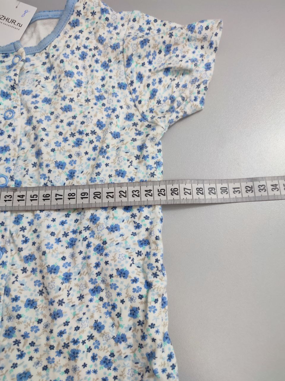 Боди в цветочек на 1/2 года