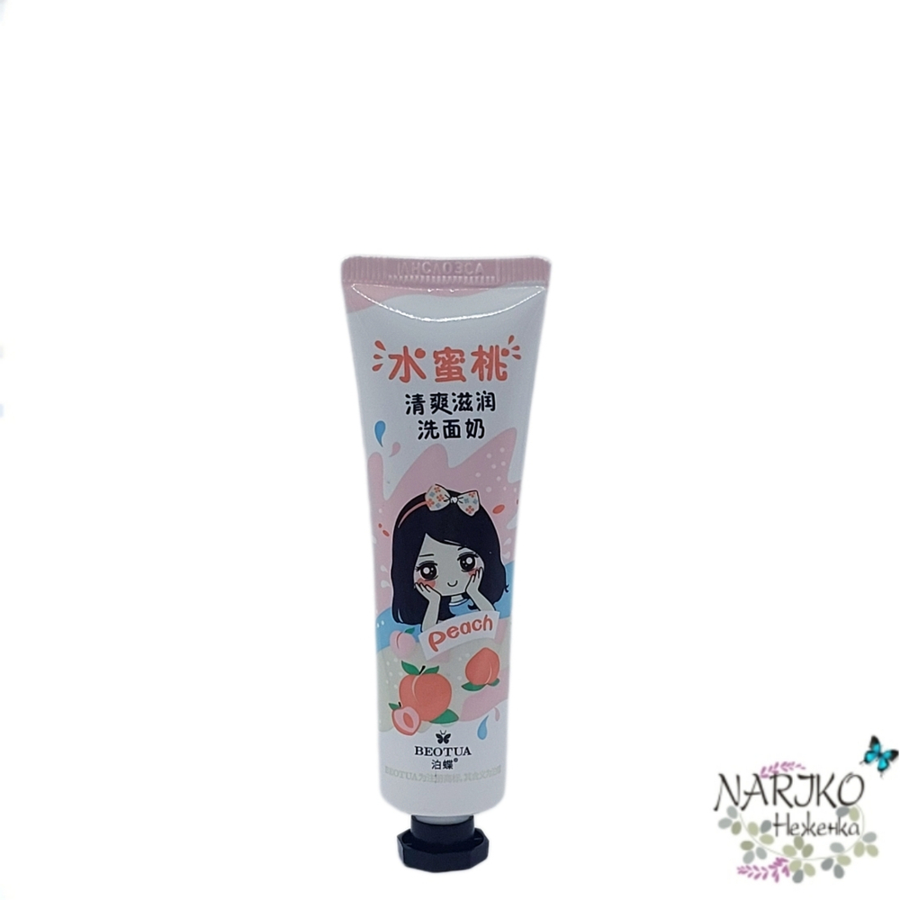 Пенка для умывания с экстрактом персика BEOTUA PEACH, 30 гр.