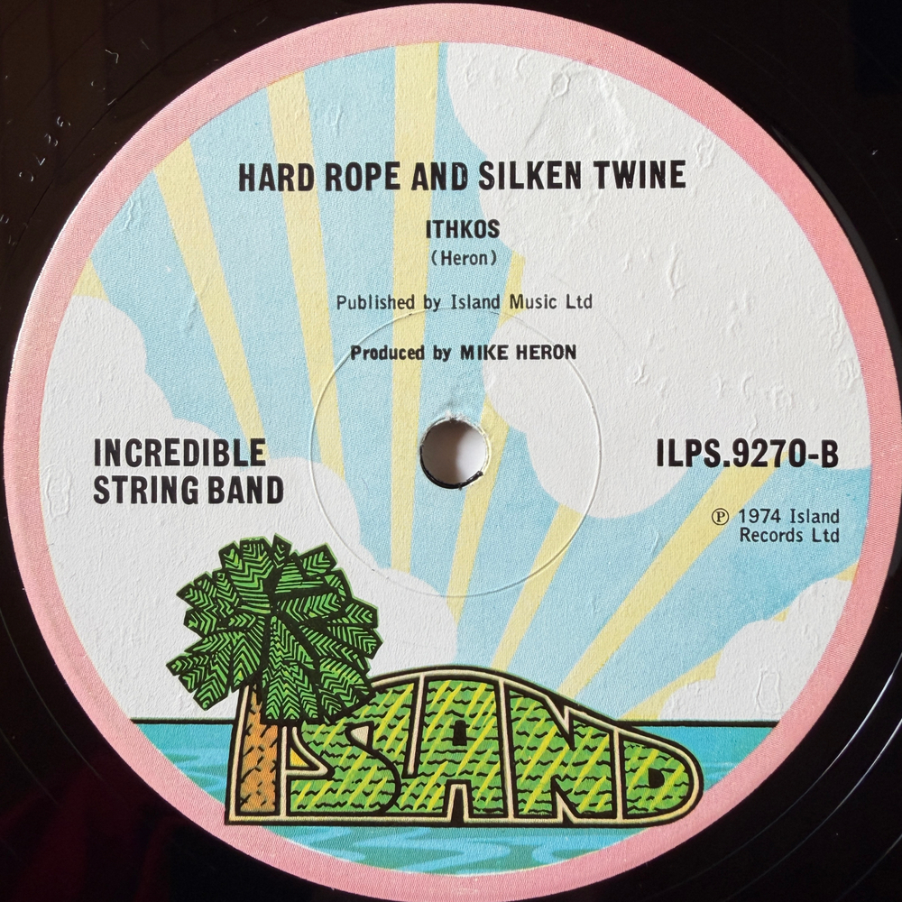 The Incredible String Band ‎– Hard Rope & Silken Twine (Англия 1974г.) Т